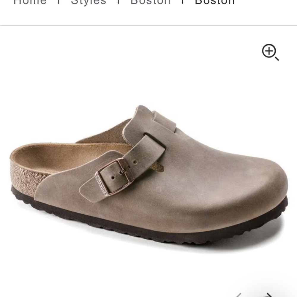 Birkenstock Boston Clog in Light Brown